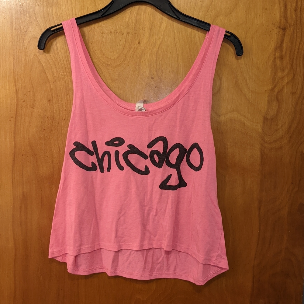 Chicago Tank Top, Size S, Pink
